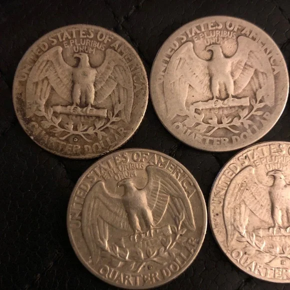 90% silver coins American quarters - Picture 6 of 17